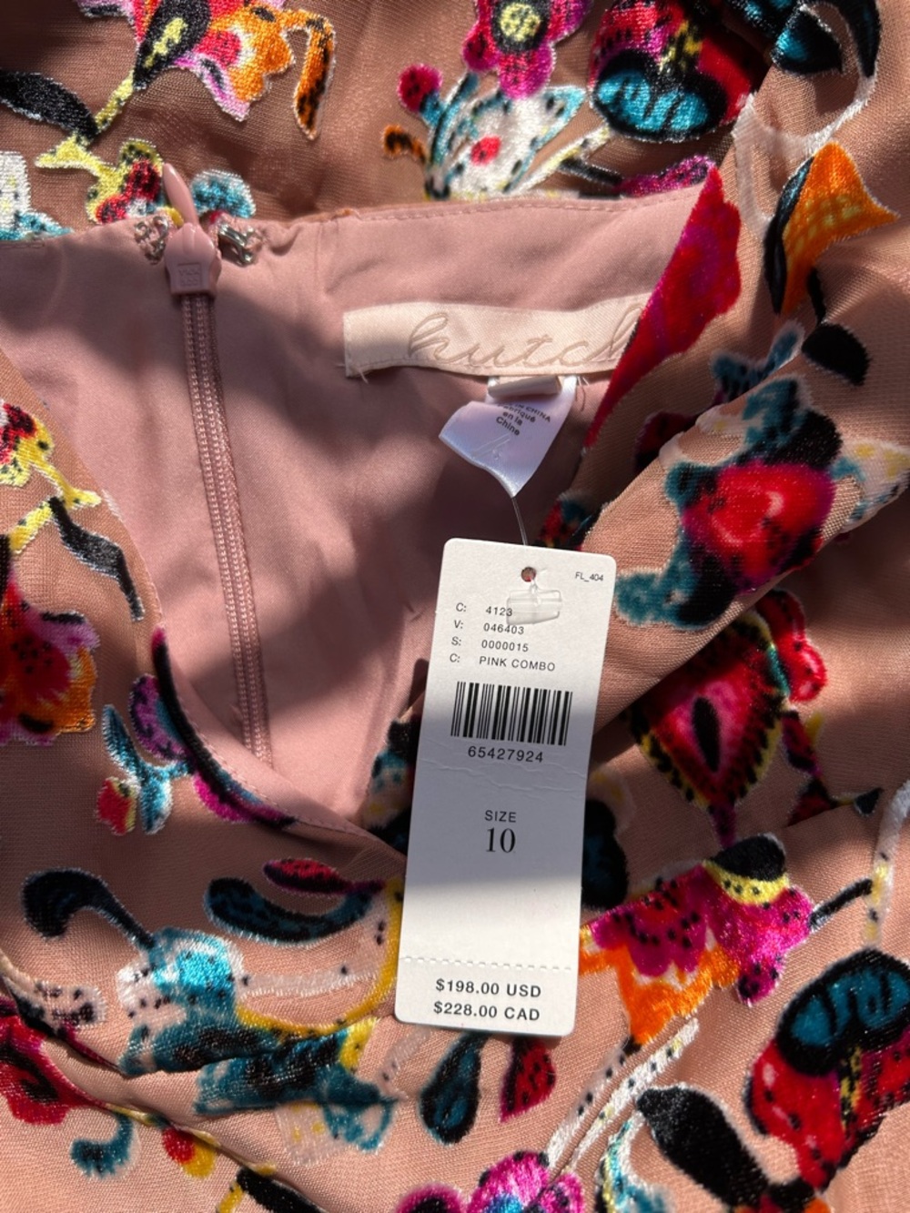 Hutch Tan Multi Floral Flounced Wide-Leg Jumpsuit - Picture 9 of 14
